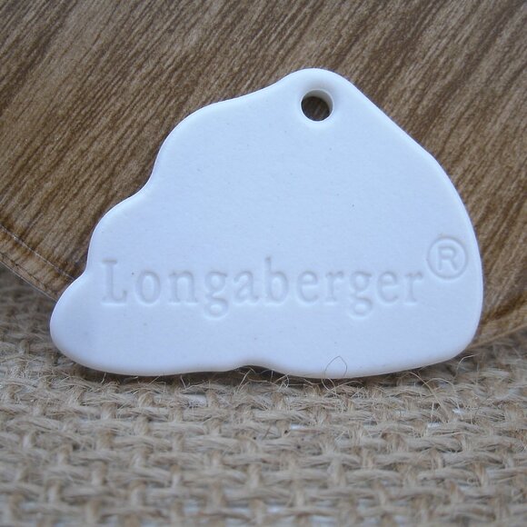 2001 Longaberger Small Easter Bunny Tie-On Charm for Basket - Picture 2 of 7